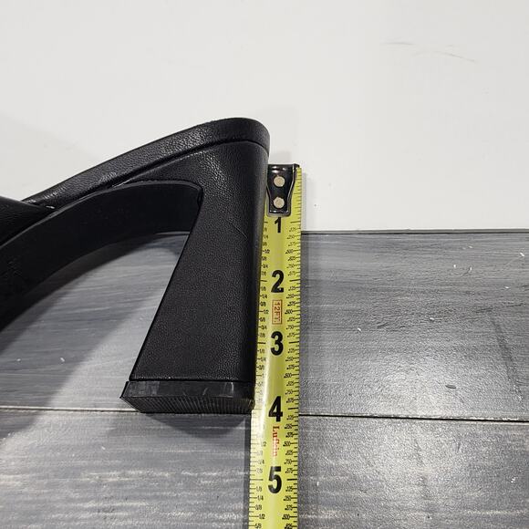 Open Edit Saydee Heeled Sandals Black Size 11 - Picture 13 of 13